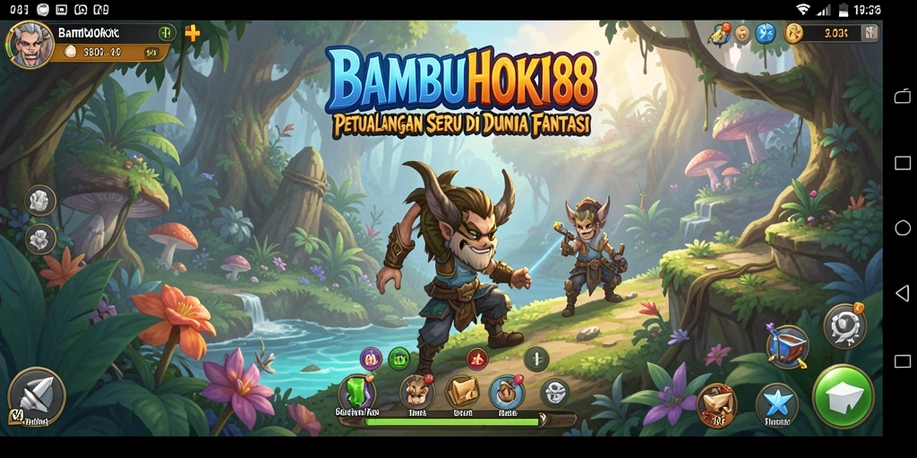Tampilan screenshot <strong>BAMBUHOKI88</strong> menunjukkan aksi seru dalam petualangan epik.