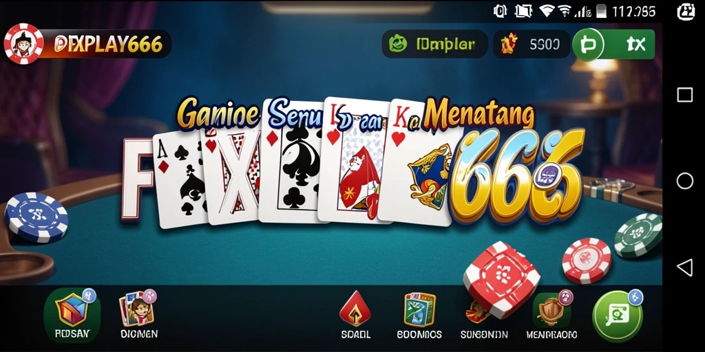 Tampilan gameplay FIXPLAY666 yang menampilkan keseruan bermain Domino.