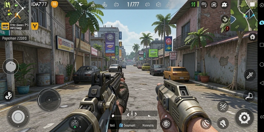 Screenshot gameplay IDA777 yang menunjukkan aksi tembak-menembak seru.