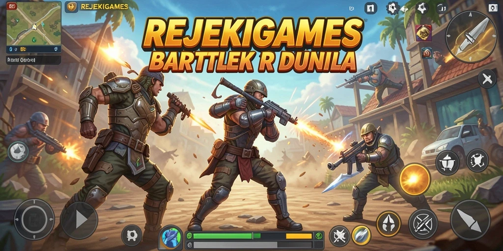 Gameplay intens dan seru dalam REJEKIGAMES